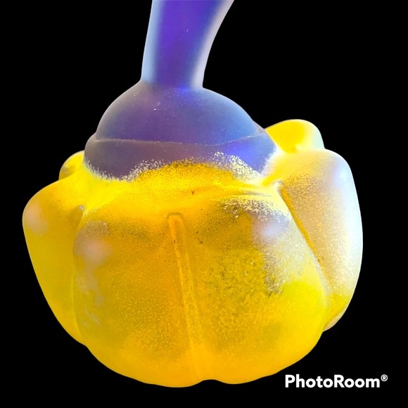 Exquisite Hand Blown Glass Organic Shaped Piece. Artist used ComplementaryColors - Picture 2 of 4